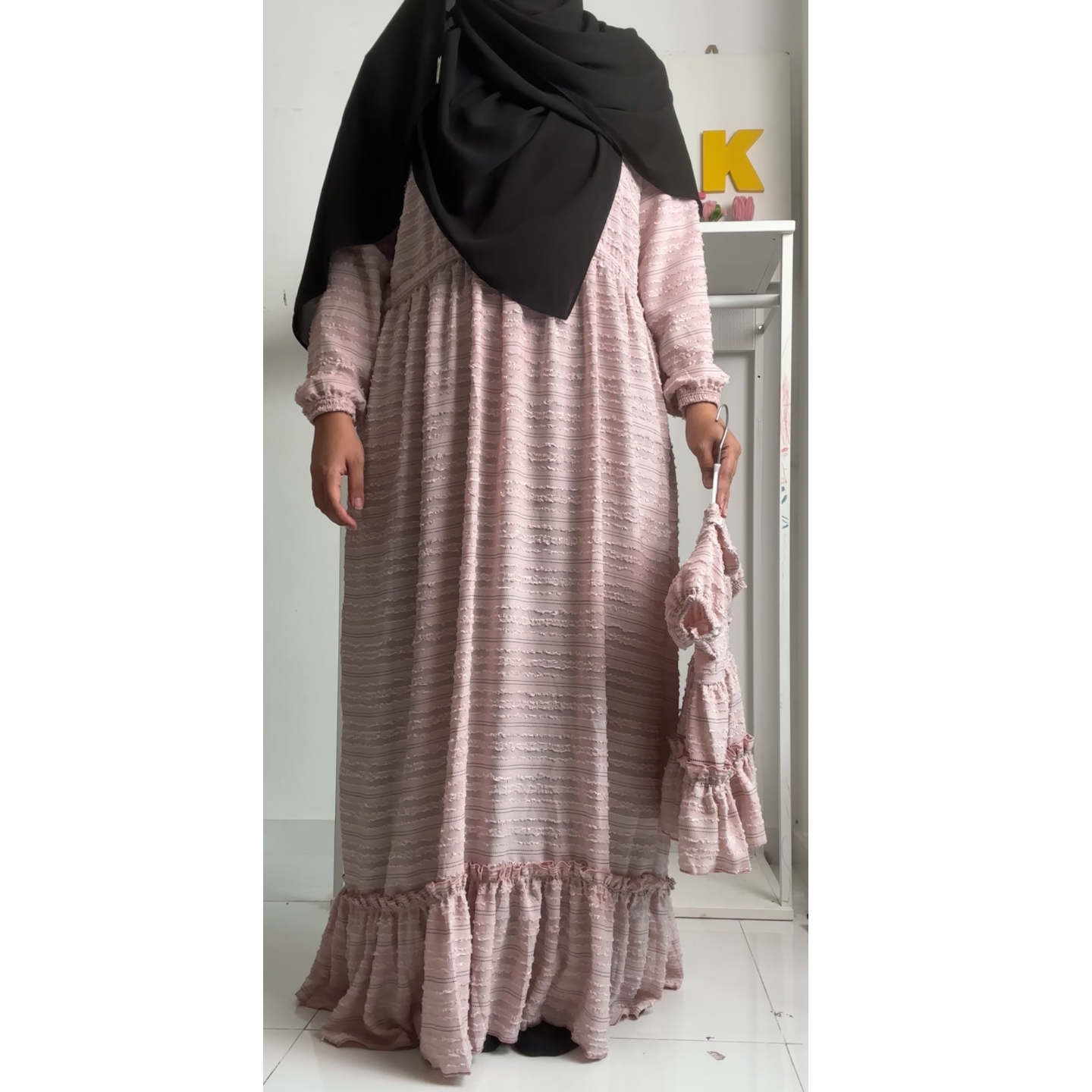 TRB Rashida Dress - Babypink