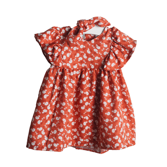 Arina Dress - Red Floral