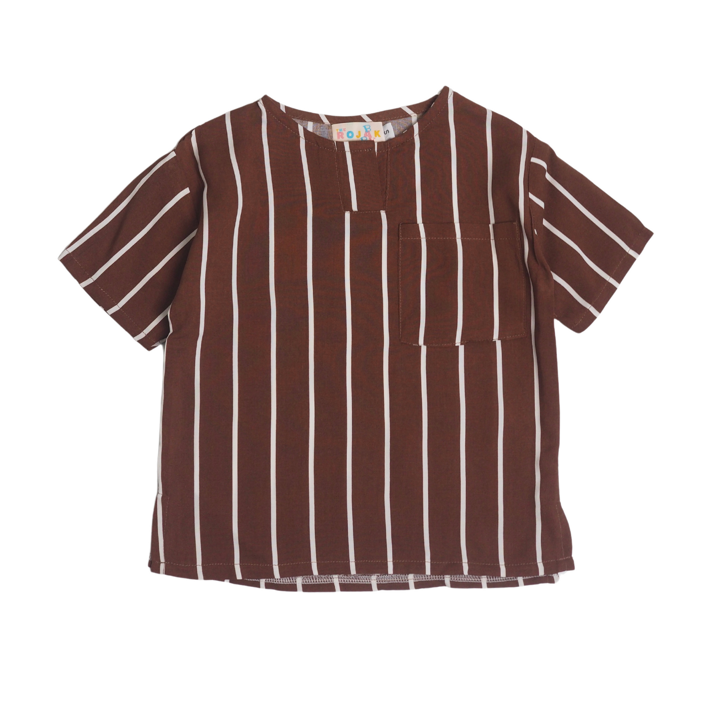 TRB Amir Top - Brown Stripes