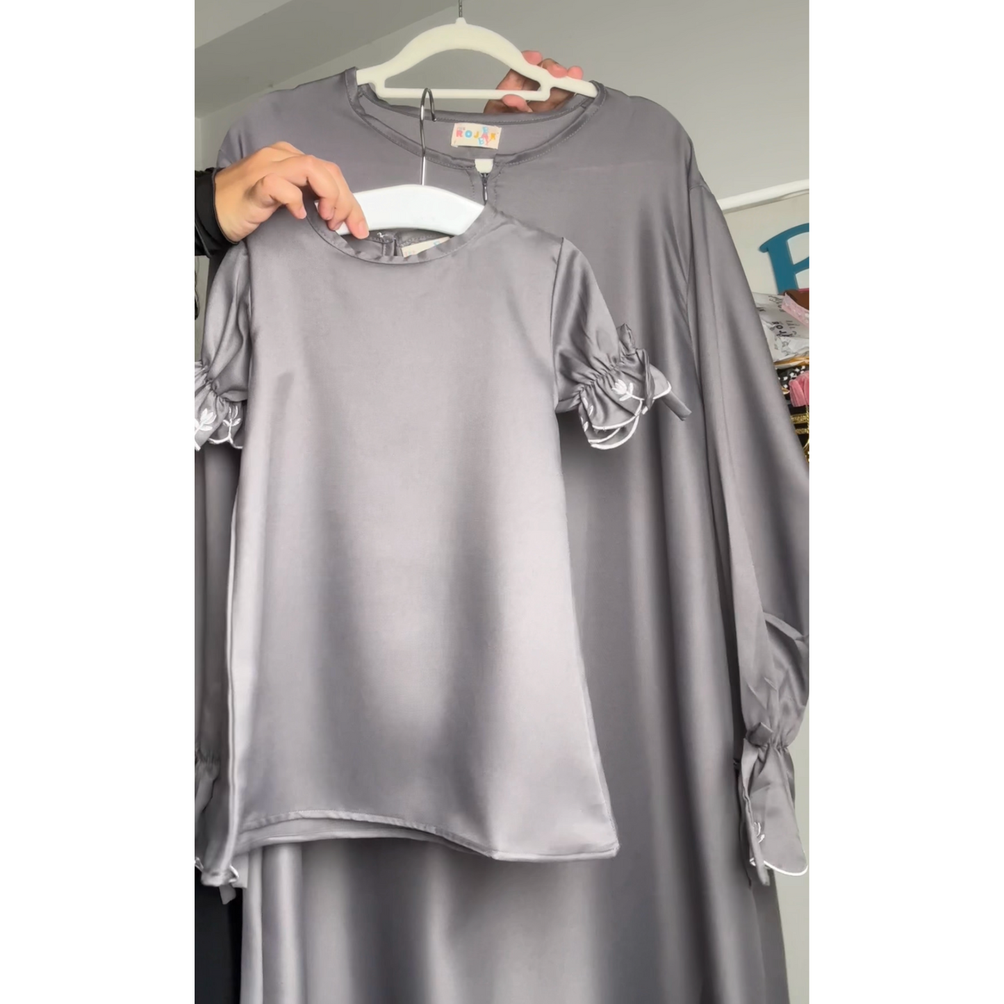 TRB Yasmin Mum Dress - Grey