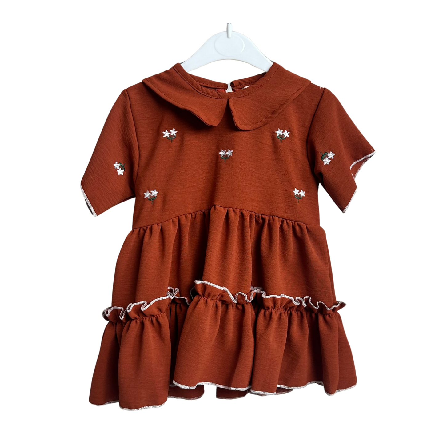 TRB Rashida Dress - Brick