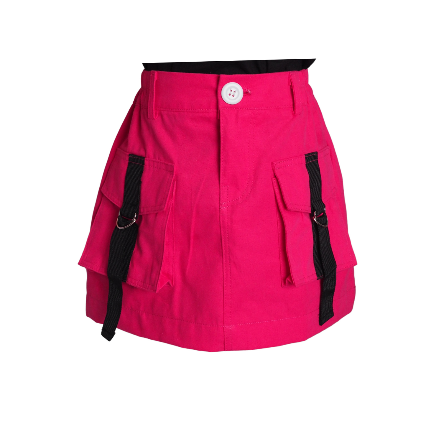 Cargo Skirt - Hot Pink