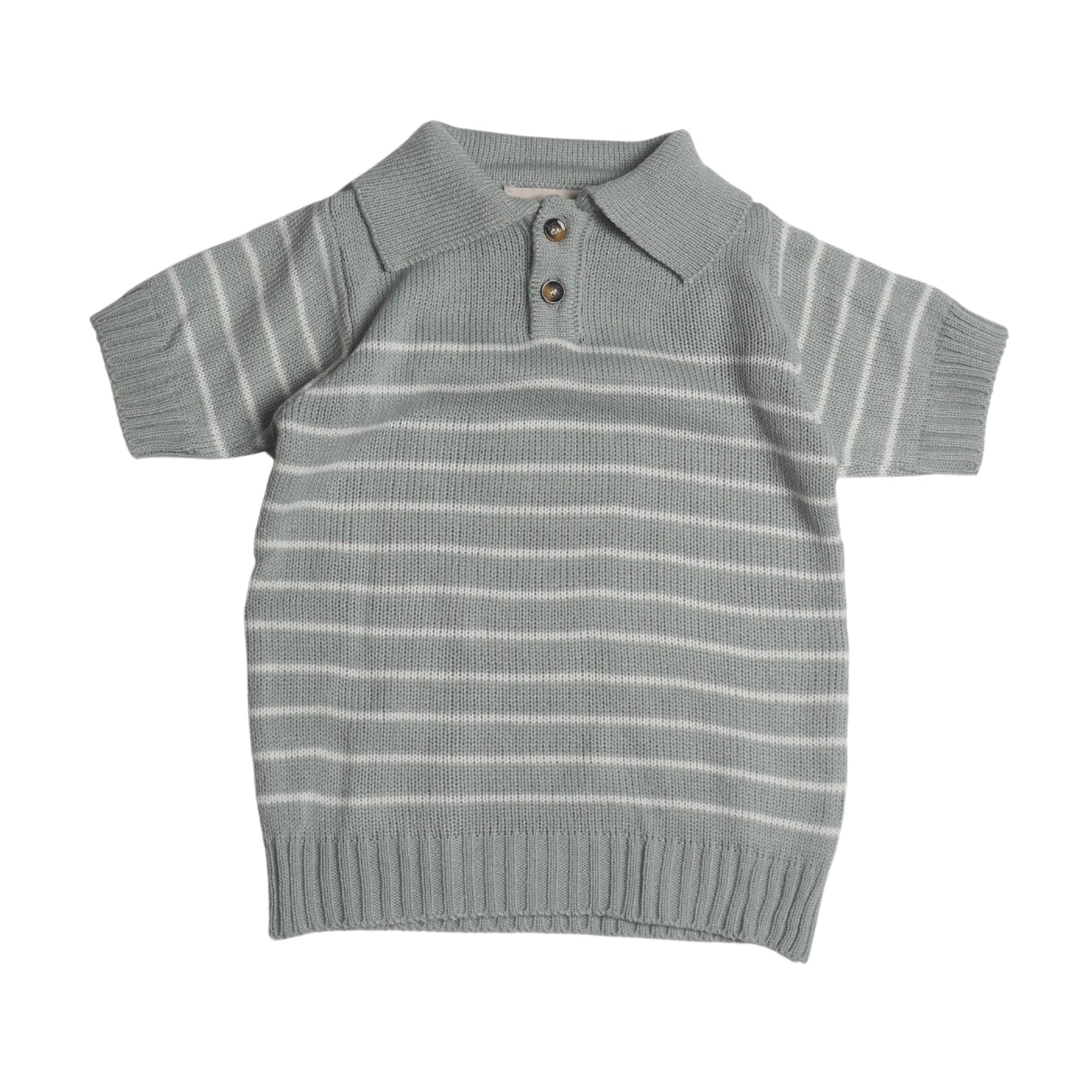 Stripes Sweater Shirt - Grey