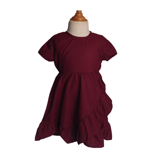 Lina Dress - Maroon