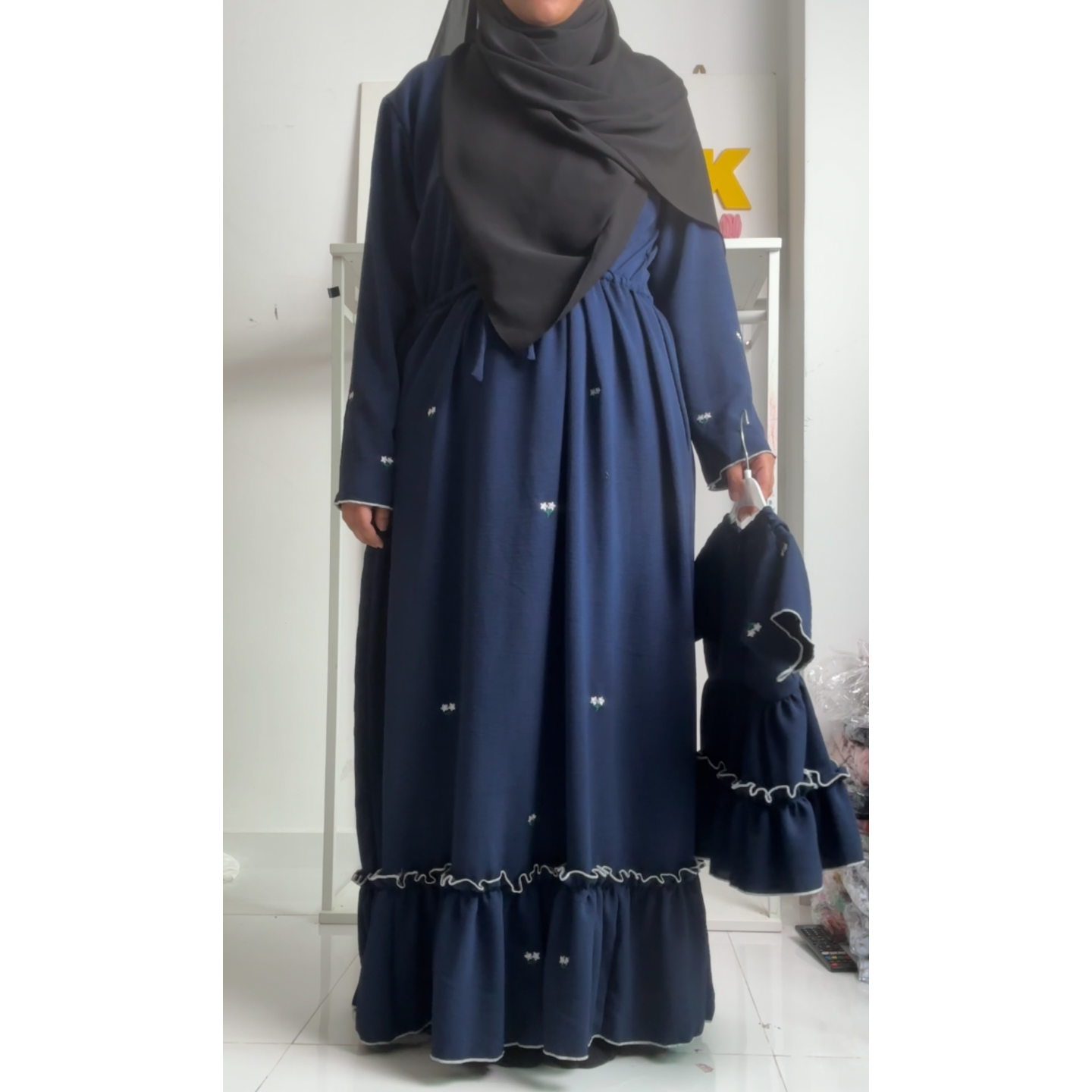 TRB Rashida Dress - Navy