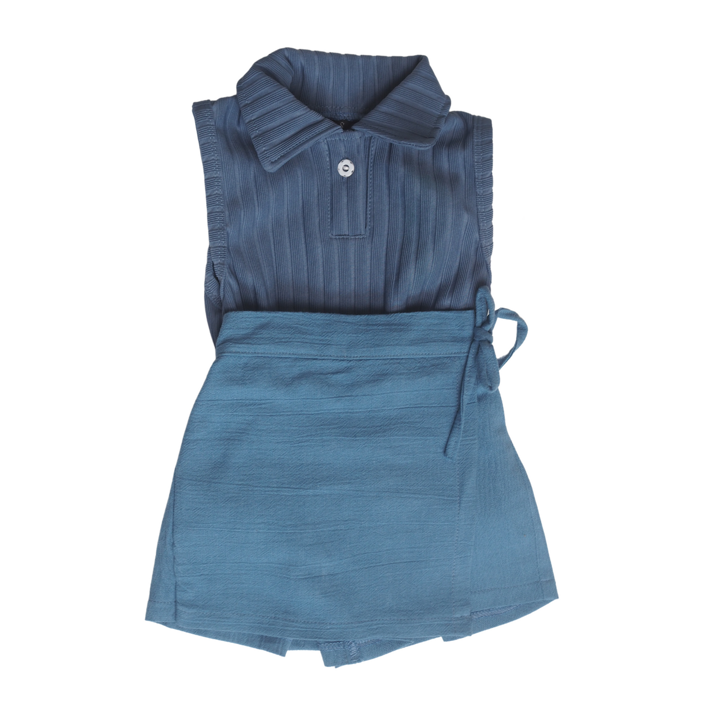 Polo Skorts Set - Blue