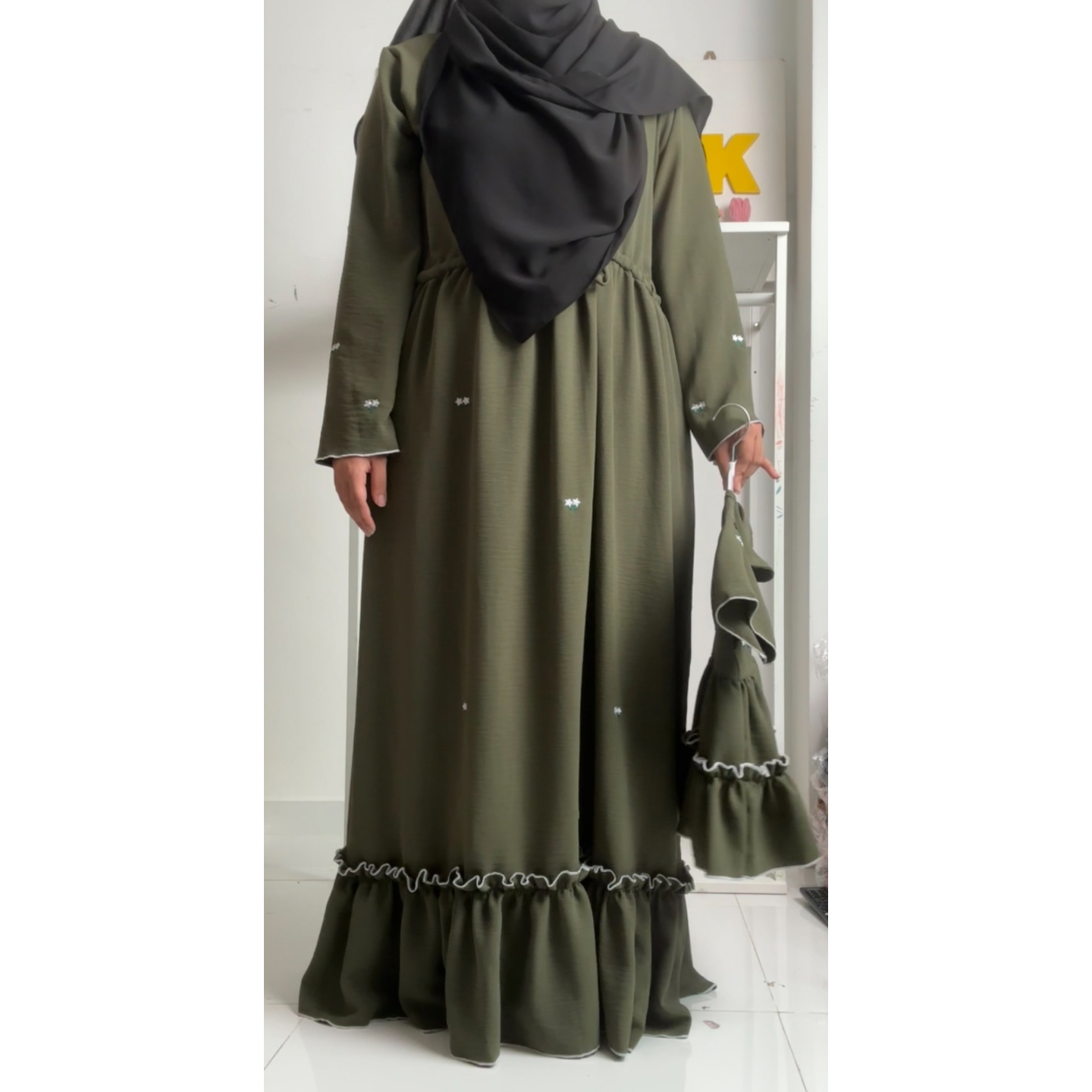 TRB Rashida Dress - Army