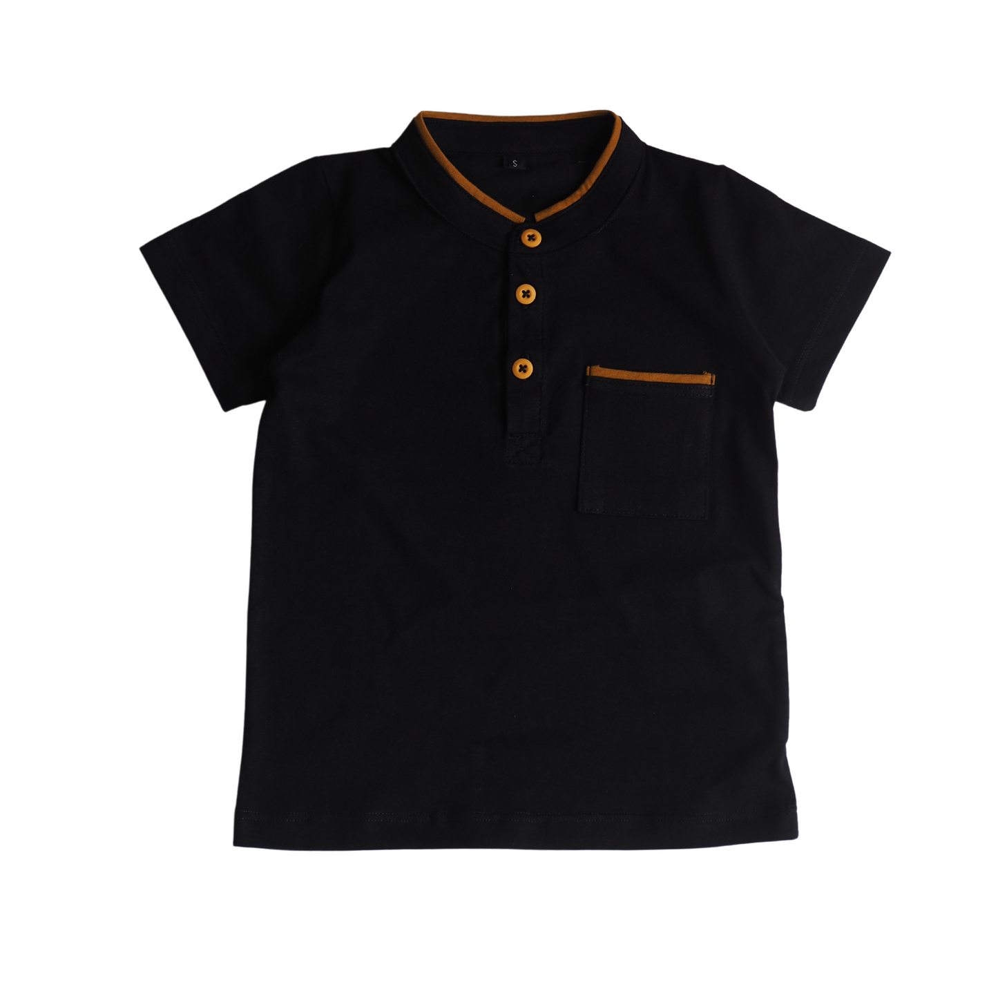 Ahmad Cotton Top - Black