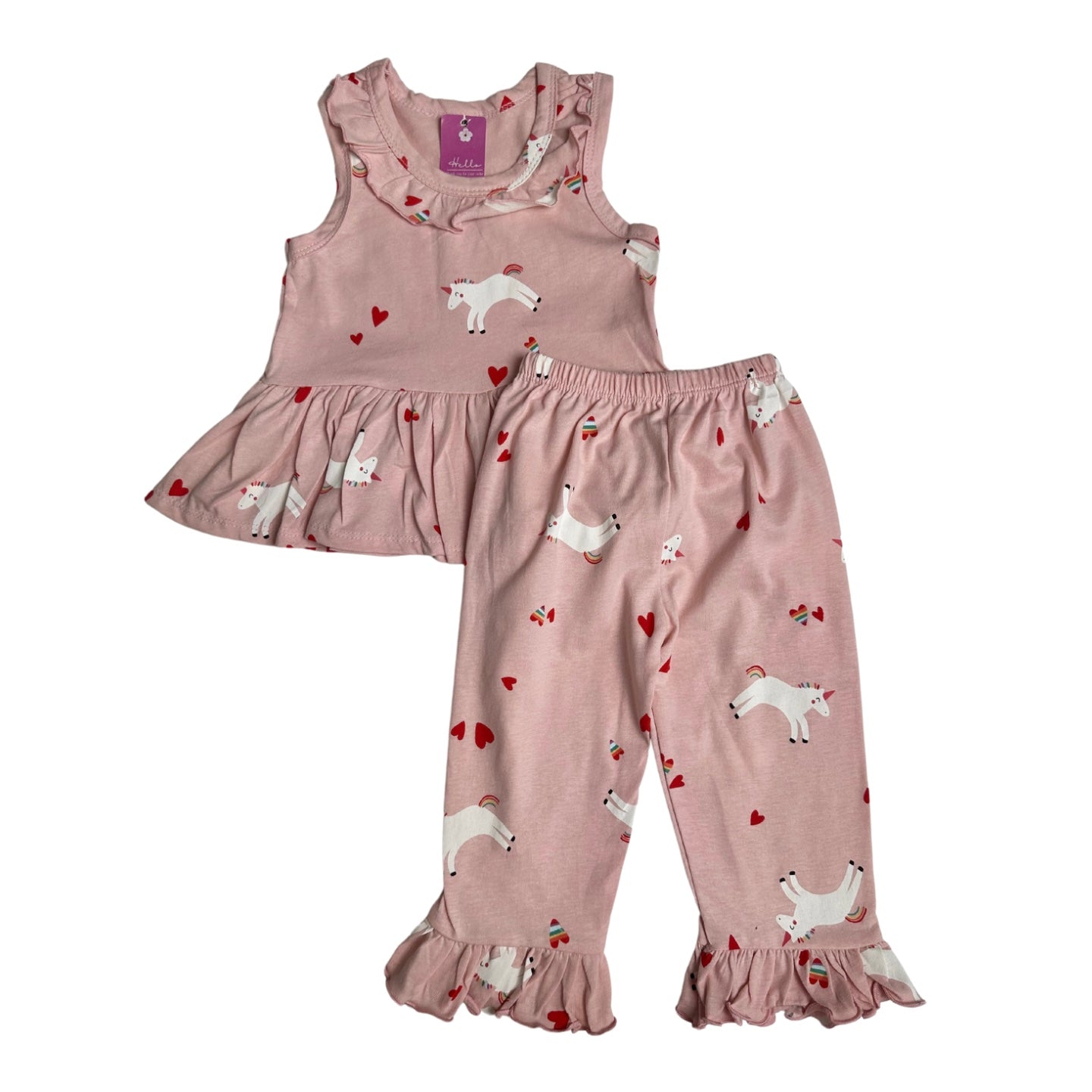 Girls’ Ruffles Pyjamas/PJ (5 designs)