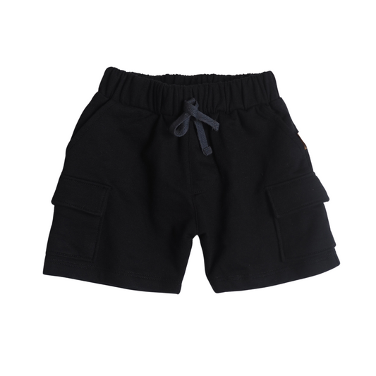 Unisex Cargo Shorts - Black