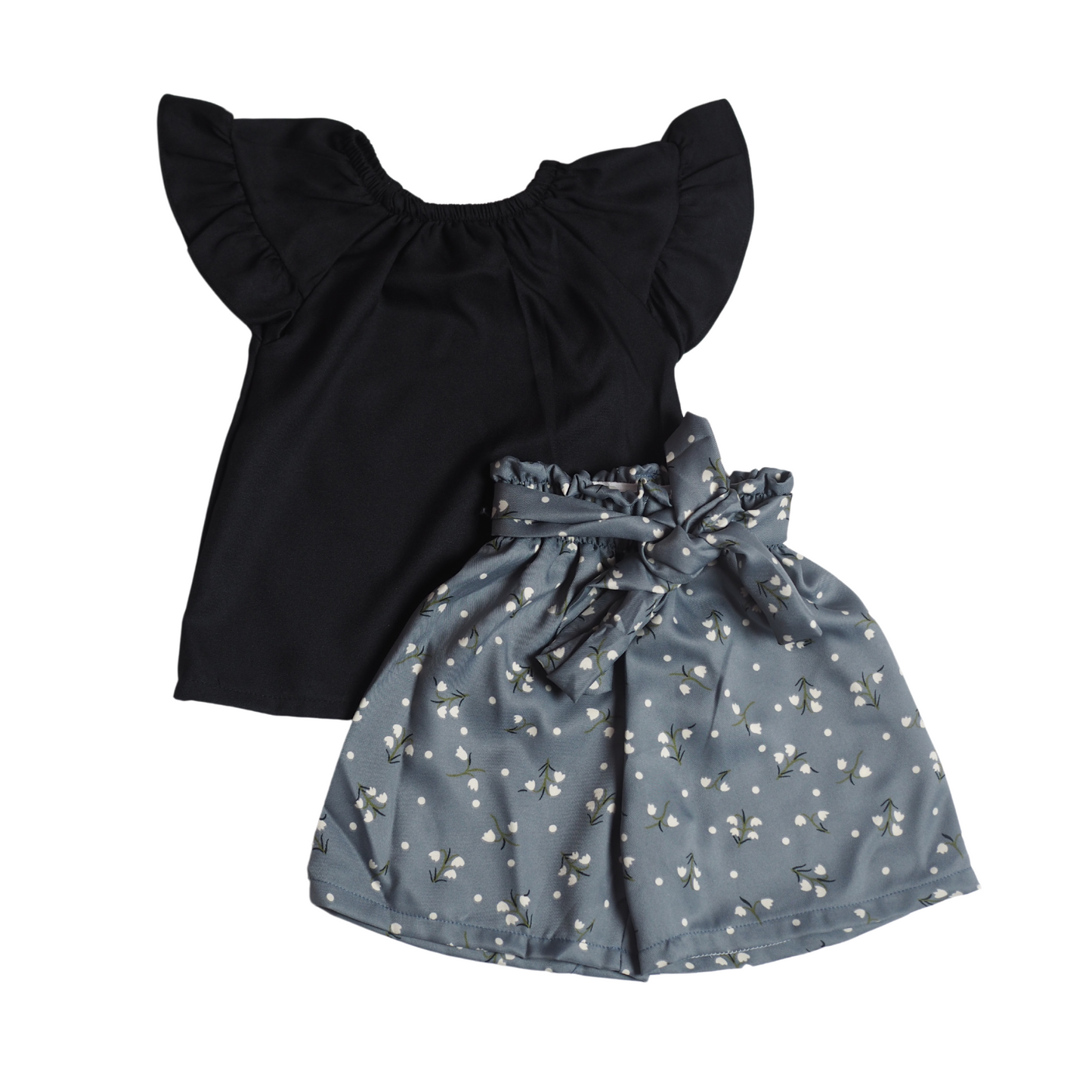 Sabrina Set - Black Grey Floral