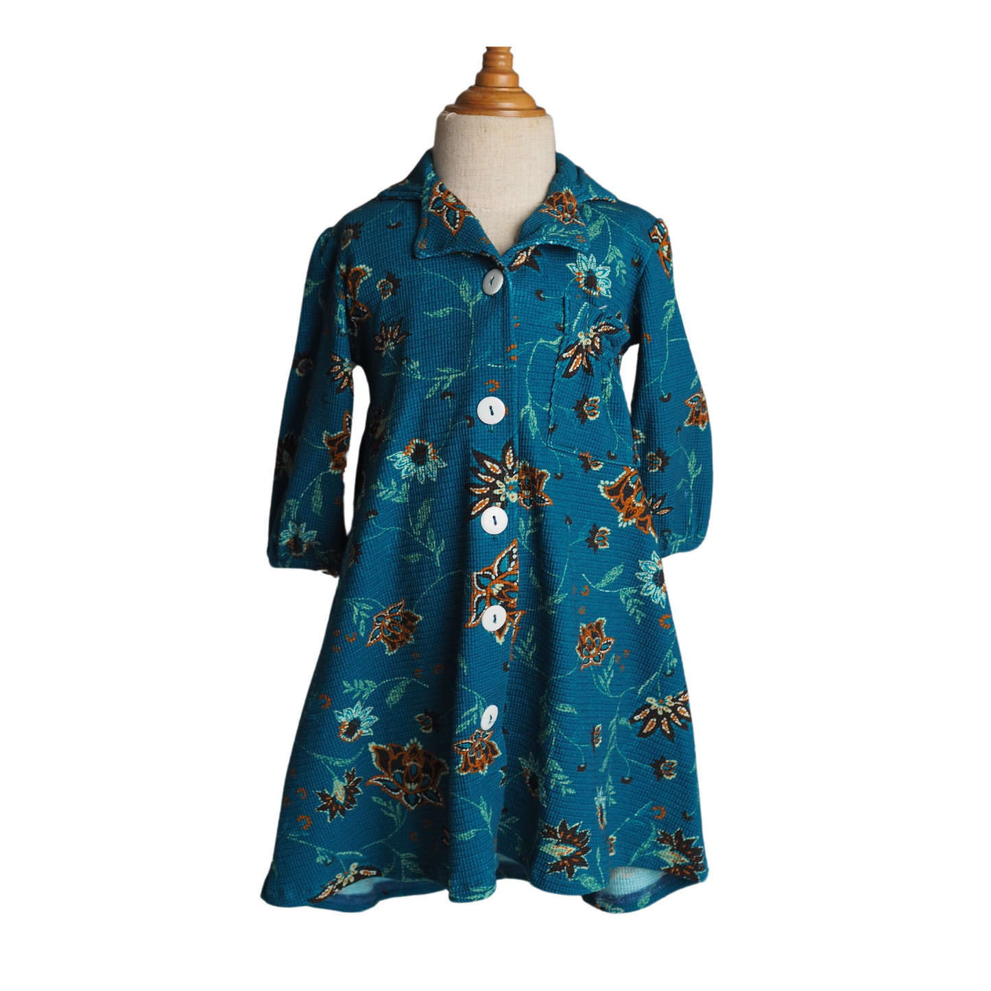 Pahang Dress / Top - Blue Batik