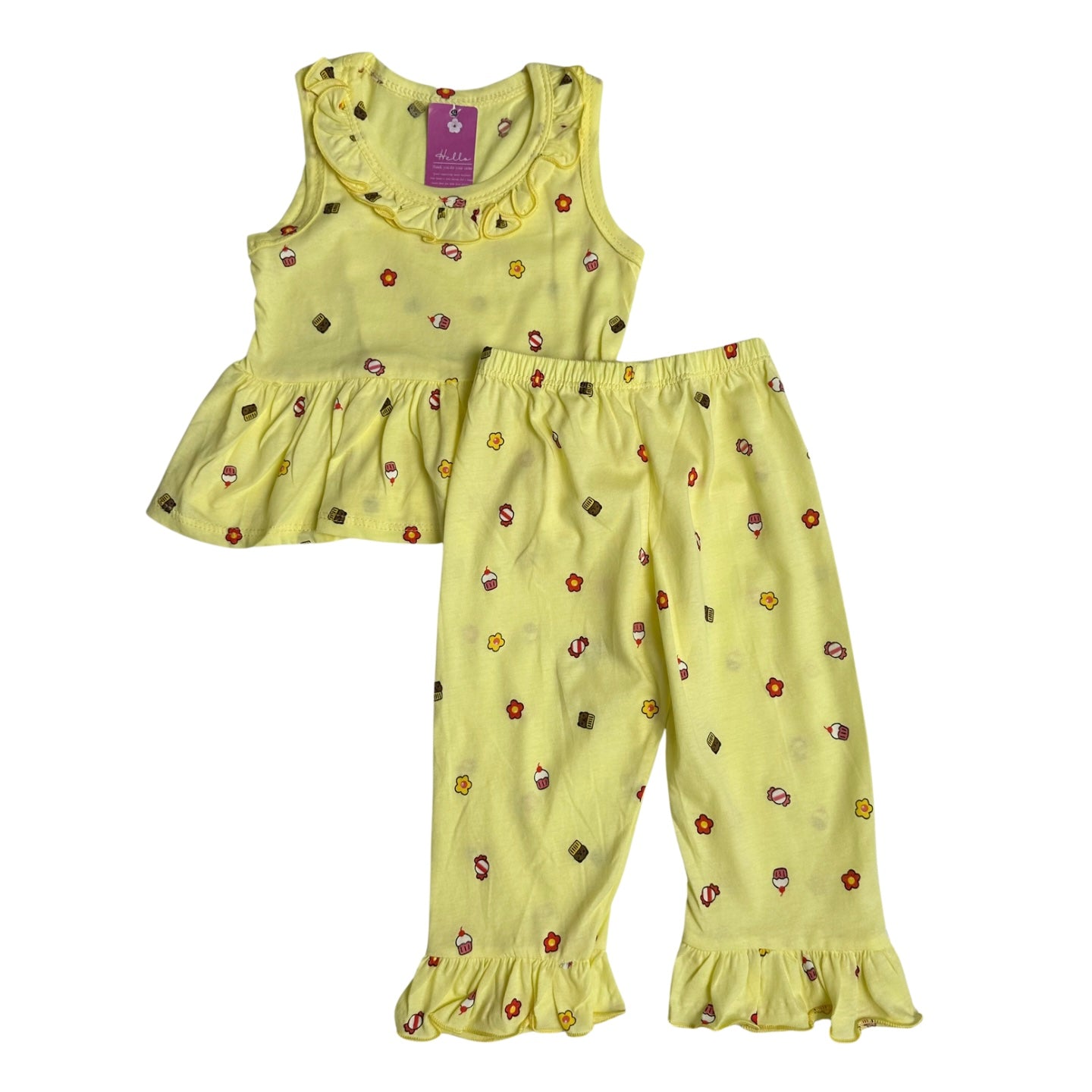 Girls’ Ruffles Pyjamas/PJ (5 designs)