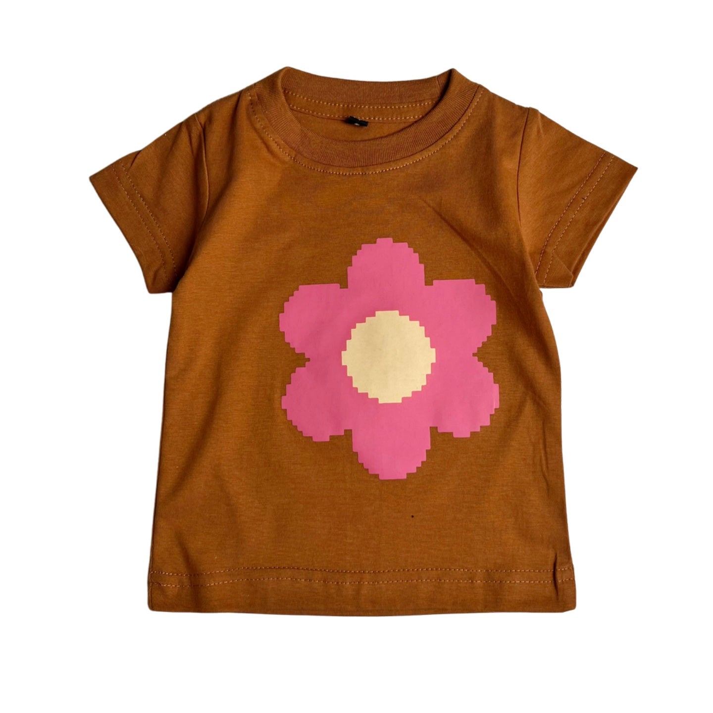 Cute Tshirt - Brown Daisy