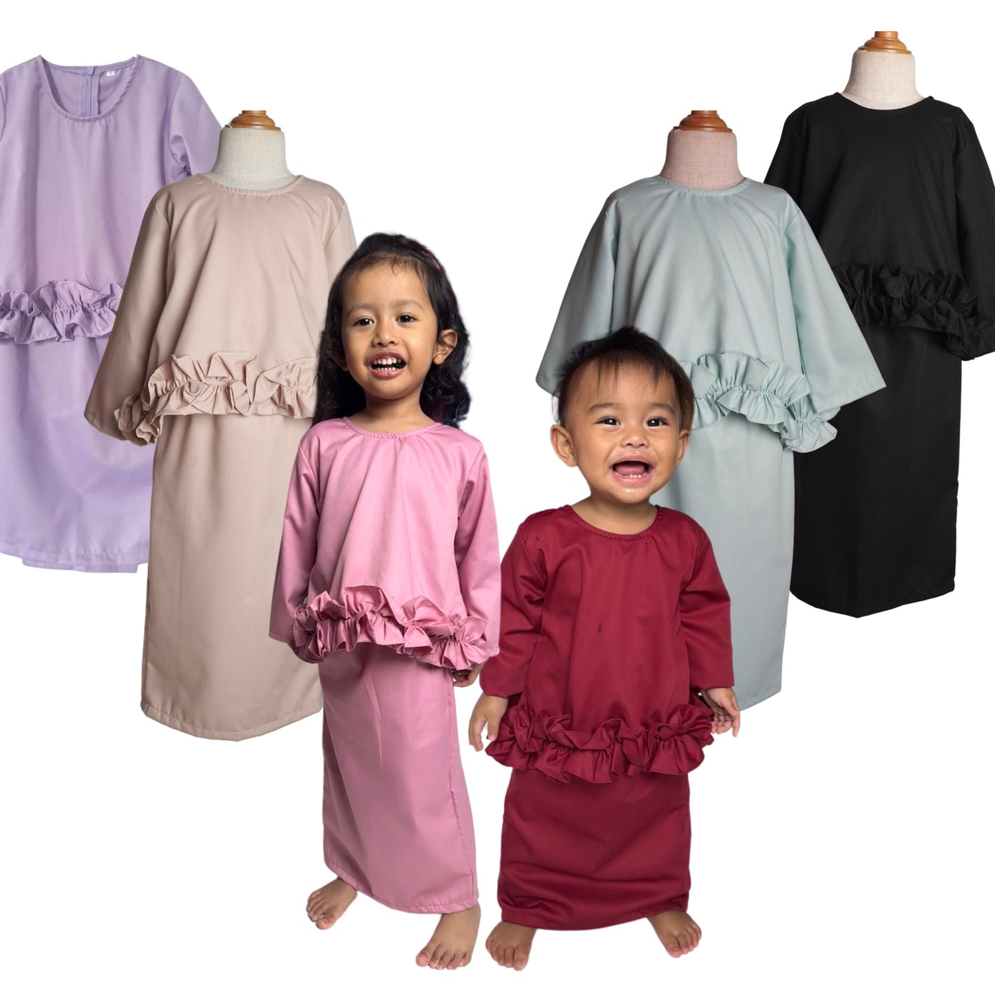 *Instock* Siblings Kurung - Girls