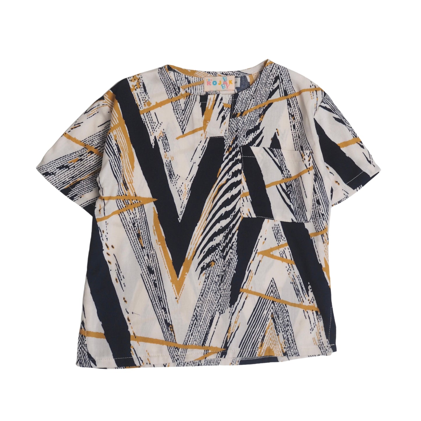 TRB Amir Top - White Abstract