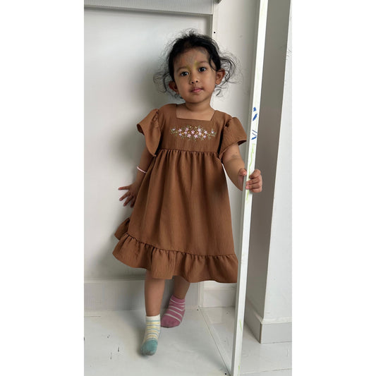 Hira Dress - Brown