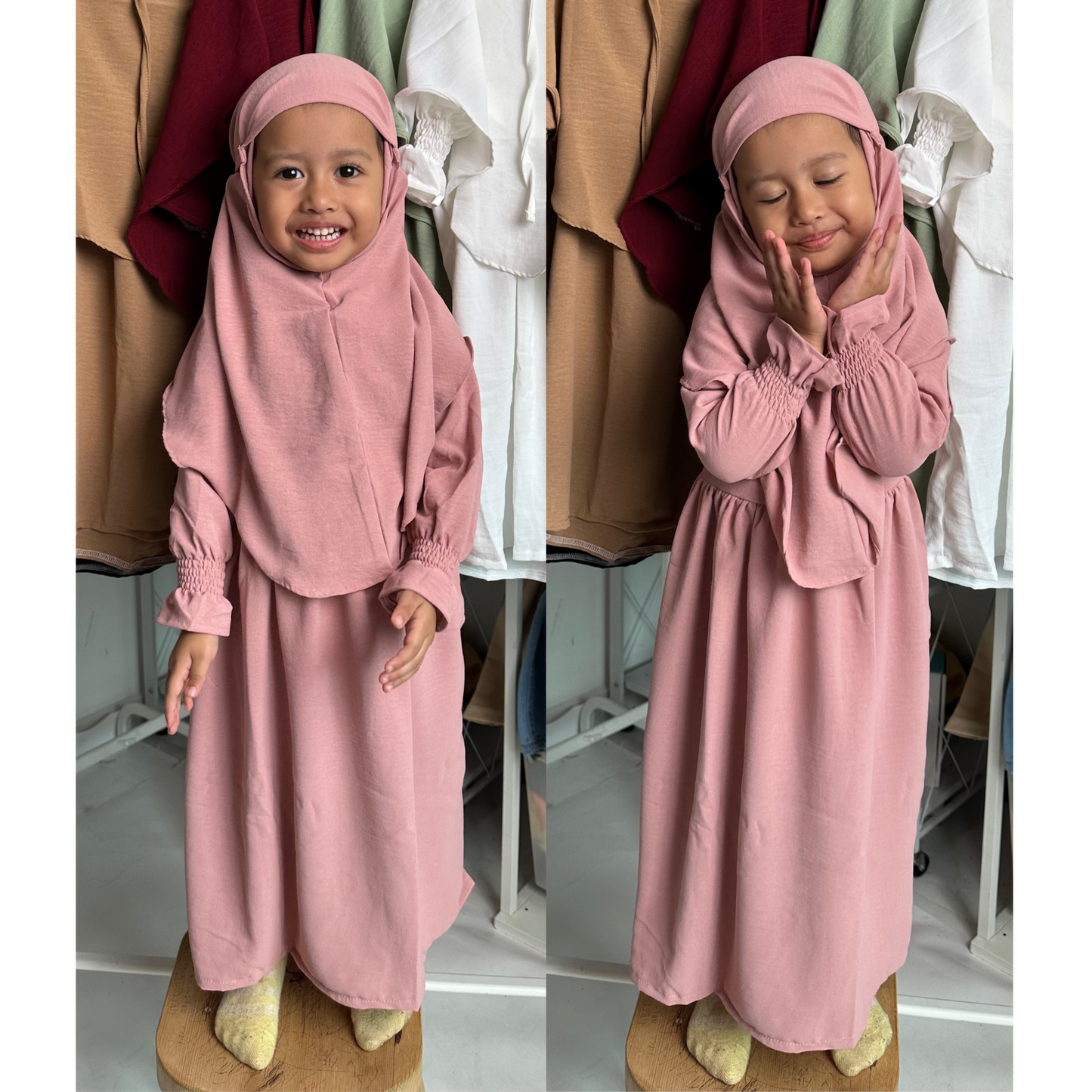 Medina Tudung Set - Beige