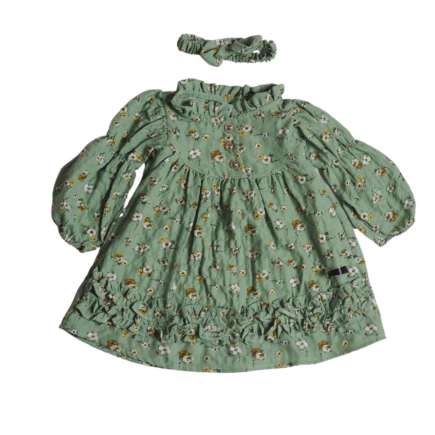 Hana Dress Set - Green