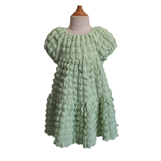 Bubble Dress - Lime