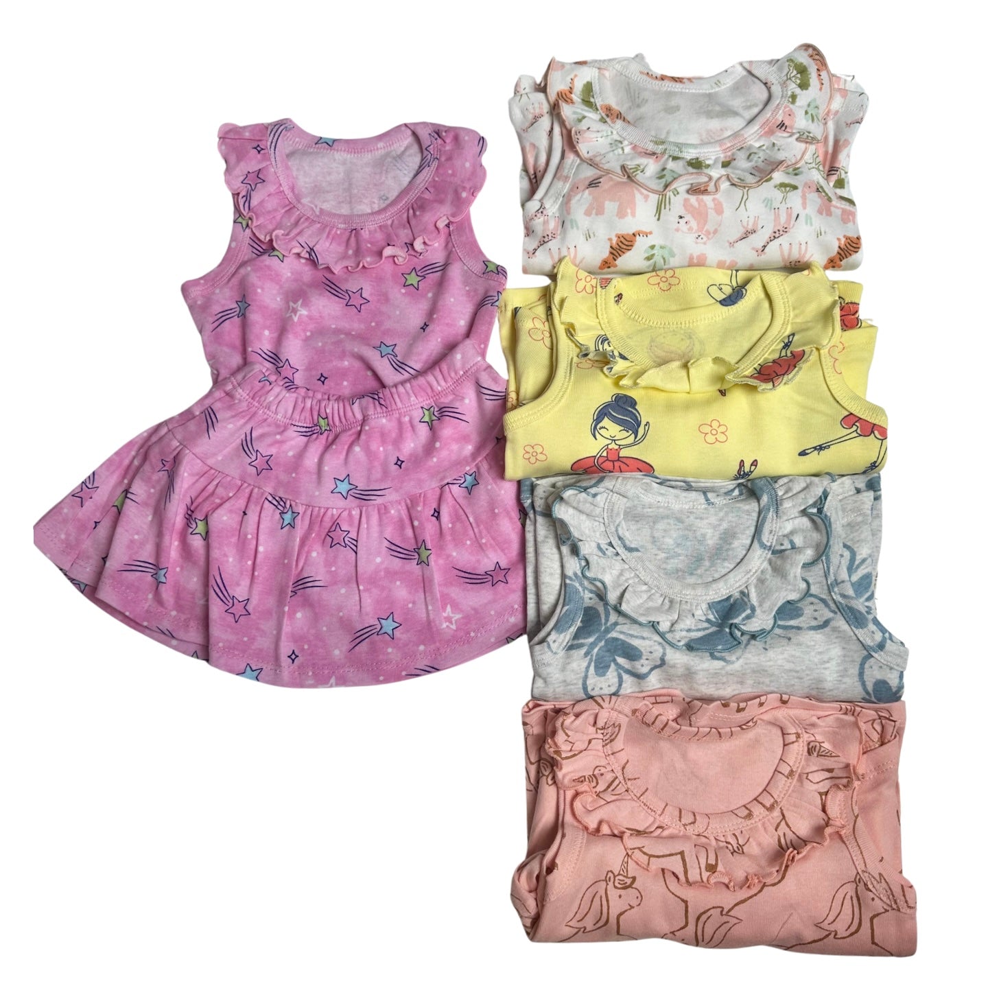 Girls’ Skirt Pyjamas/PJ (5 designs)