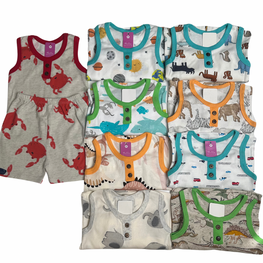 Unisex Singlet Pyjamas/PJ (9 designs)