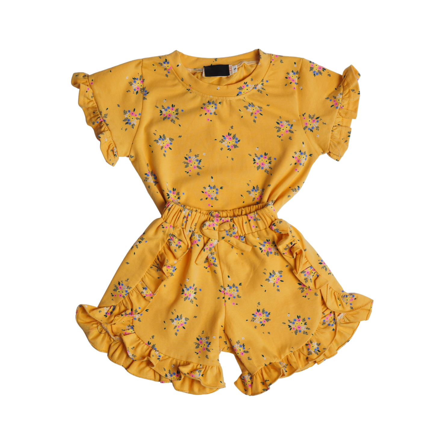 Emma Two Piece Set - Yellow Floral