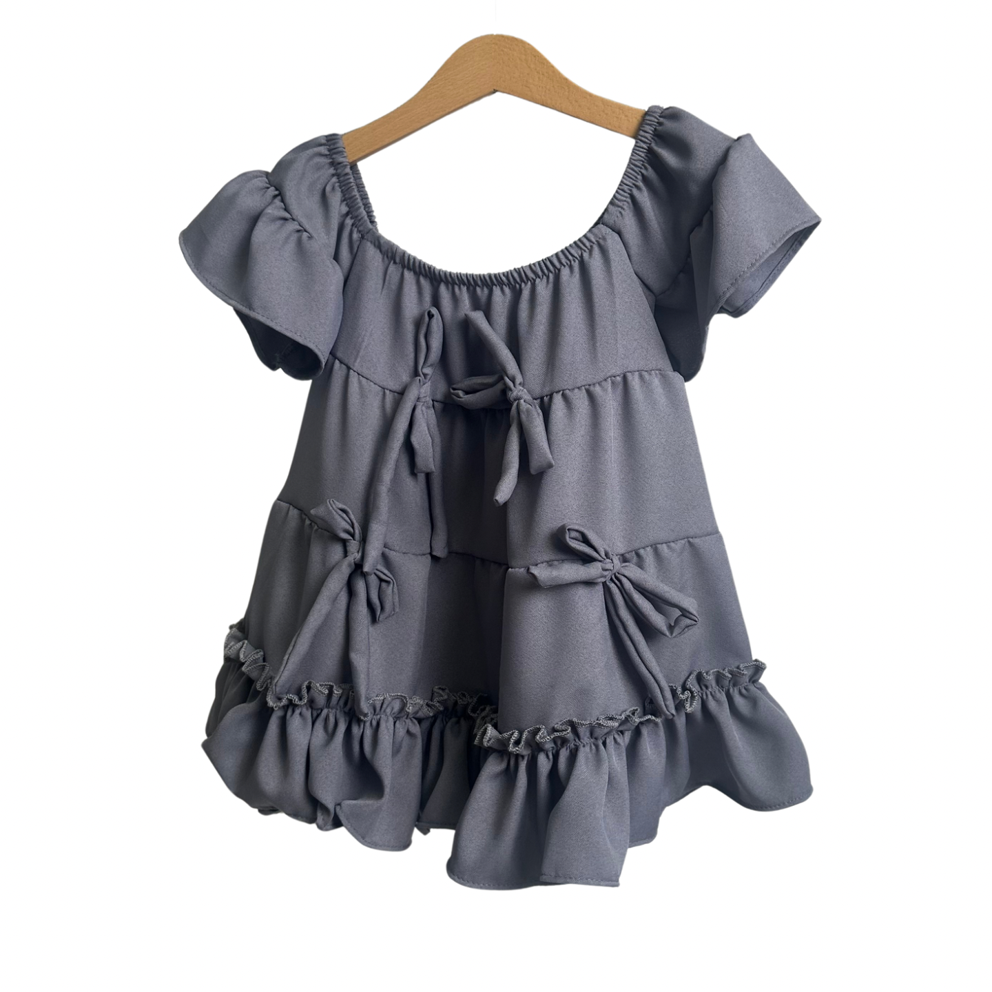 TRB Manis Dress - Denim Grey