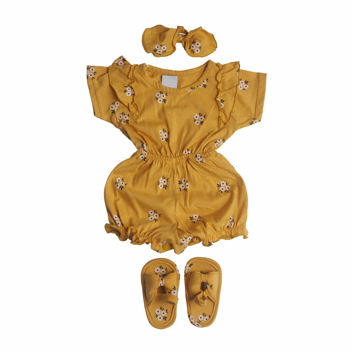 Romper Set - Yellow Flowers (402)