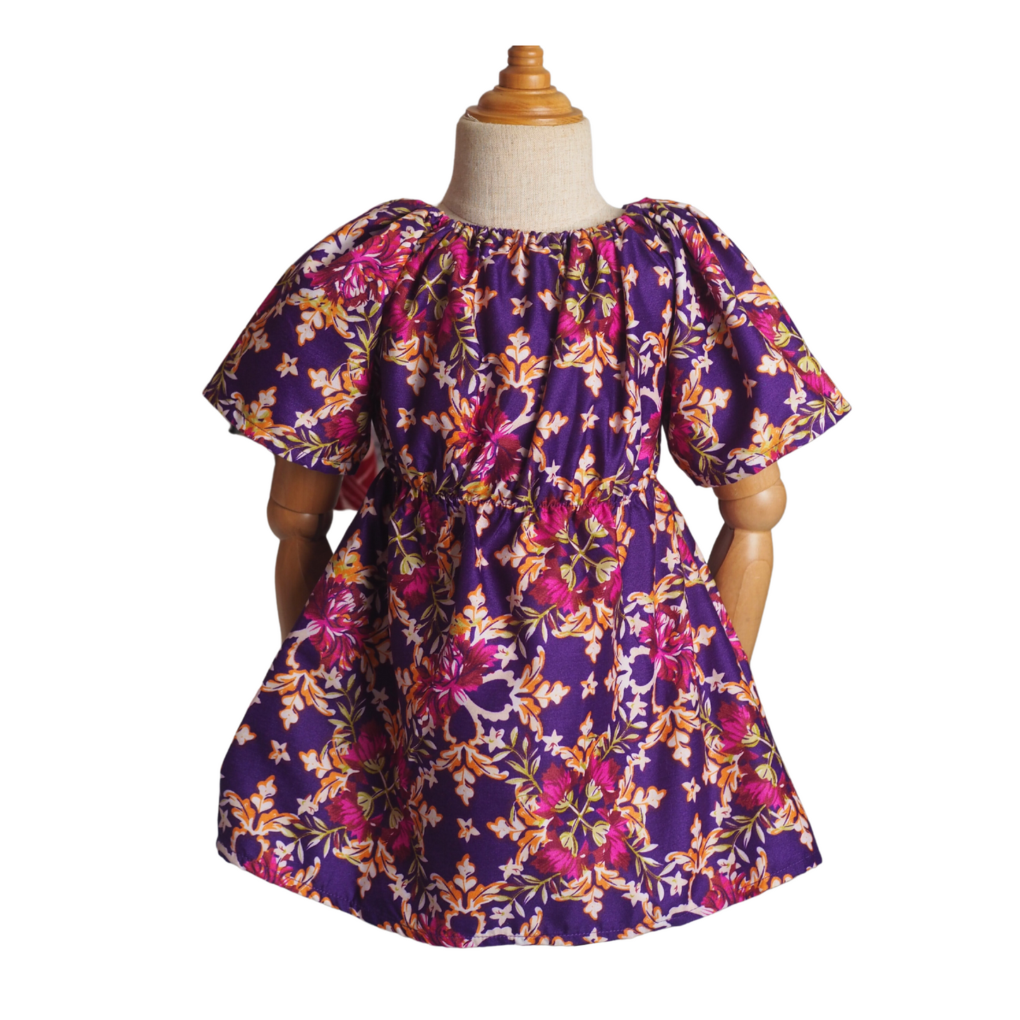 Safiya Dress - Purple Floral (421)