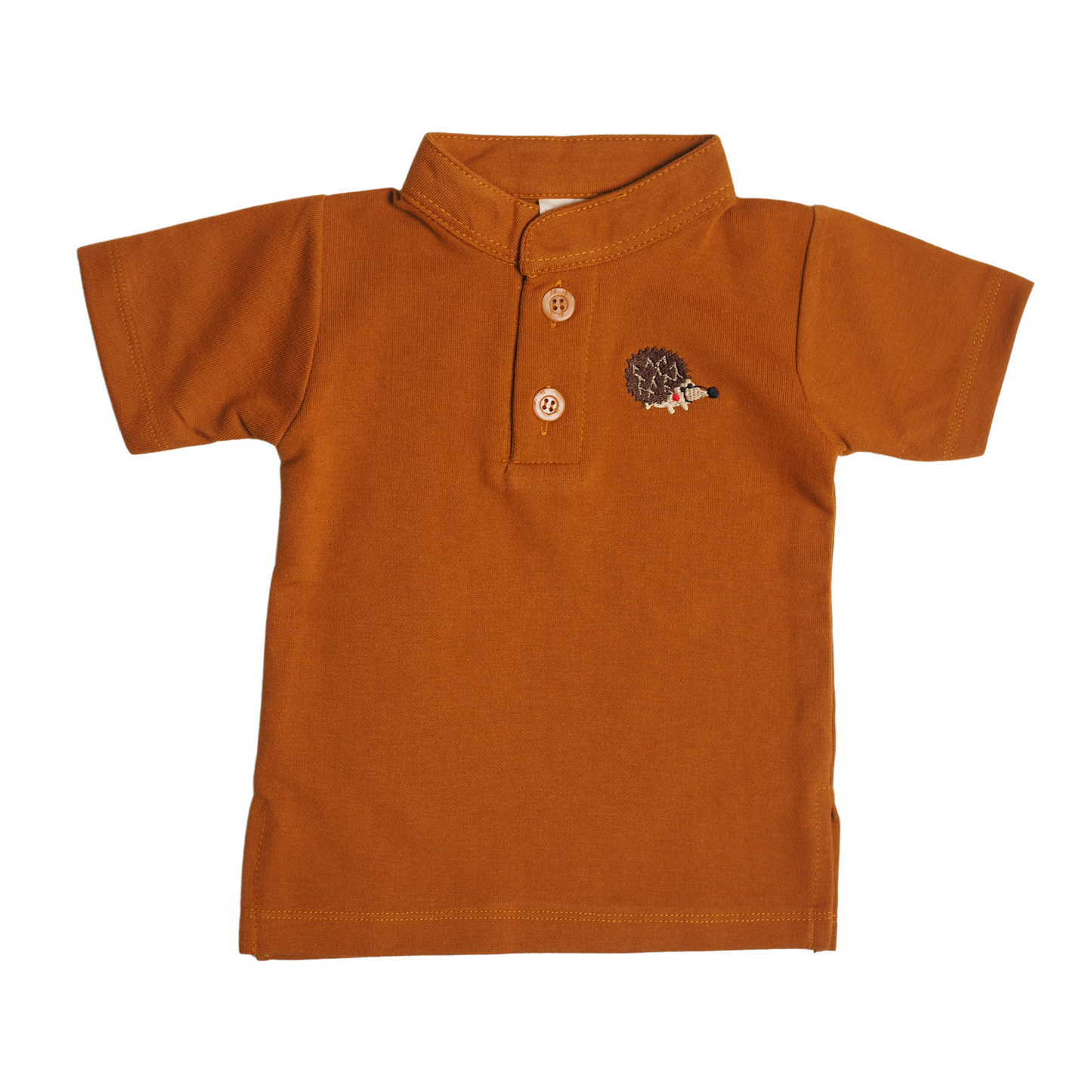 Polo Top - Orange Hedgehog (361)