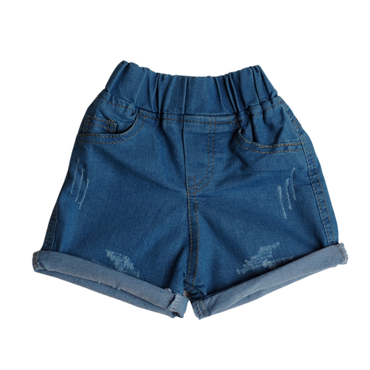 Unisex Denim Shorts - Blue (596)