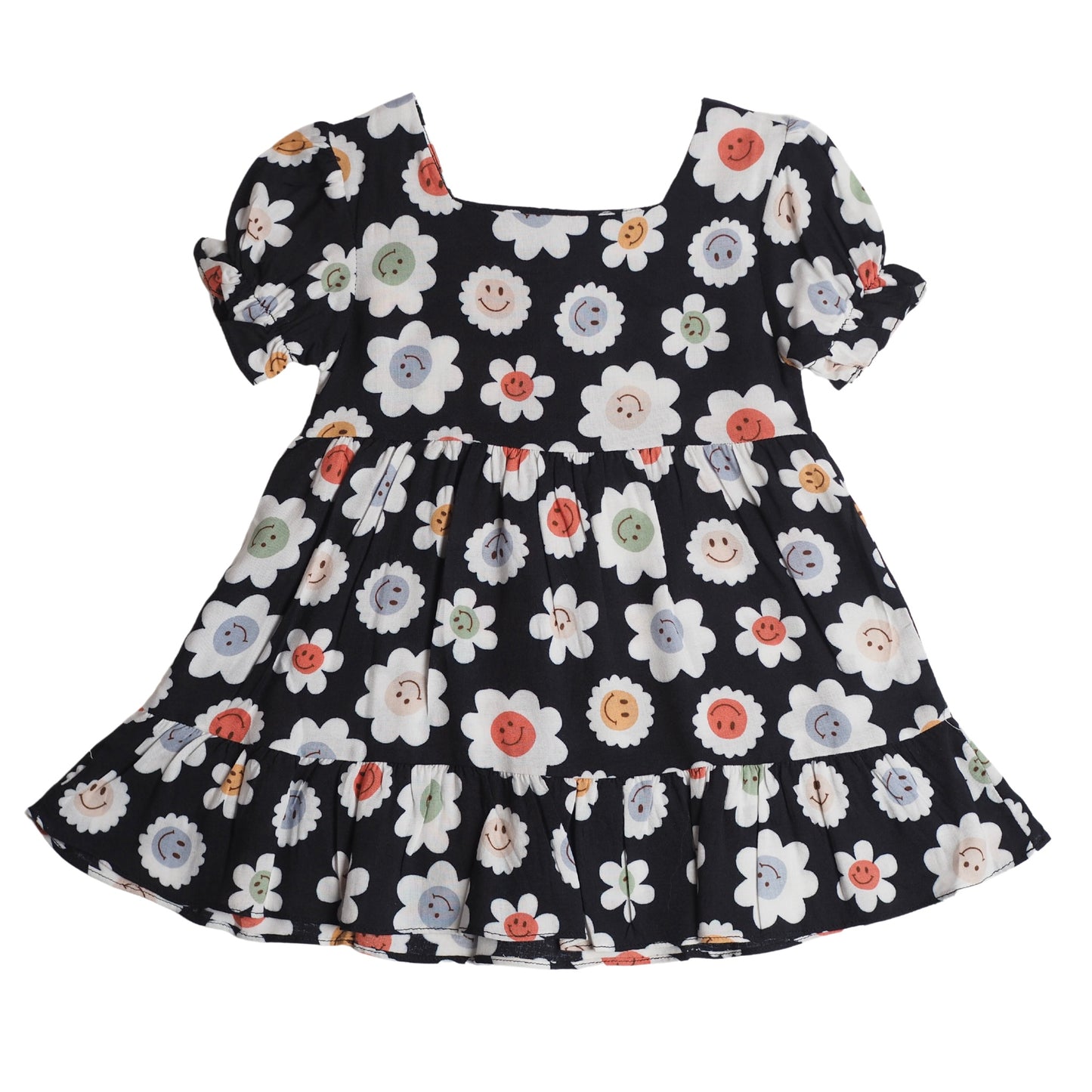 TRB Khairah Dress - Black Smiley (497)