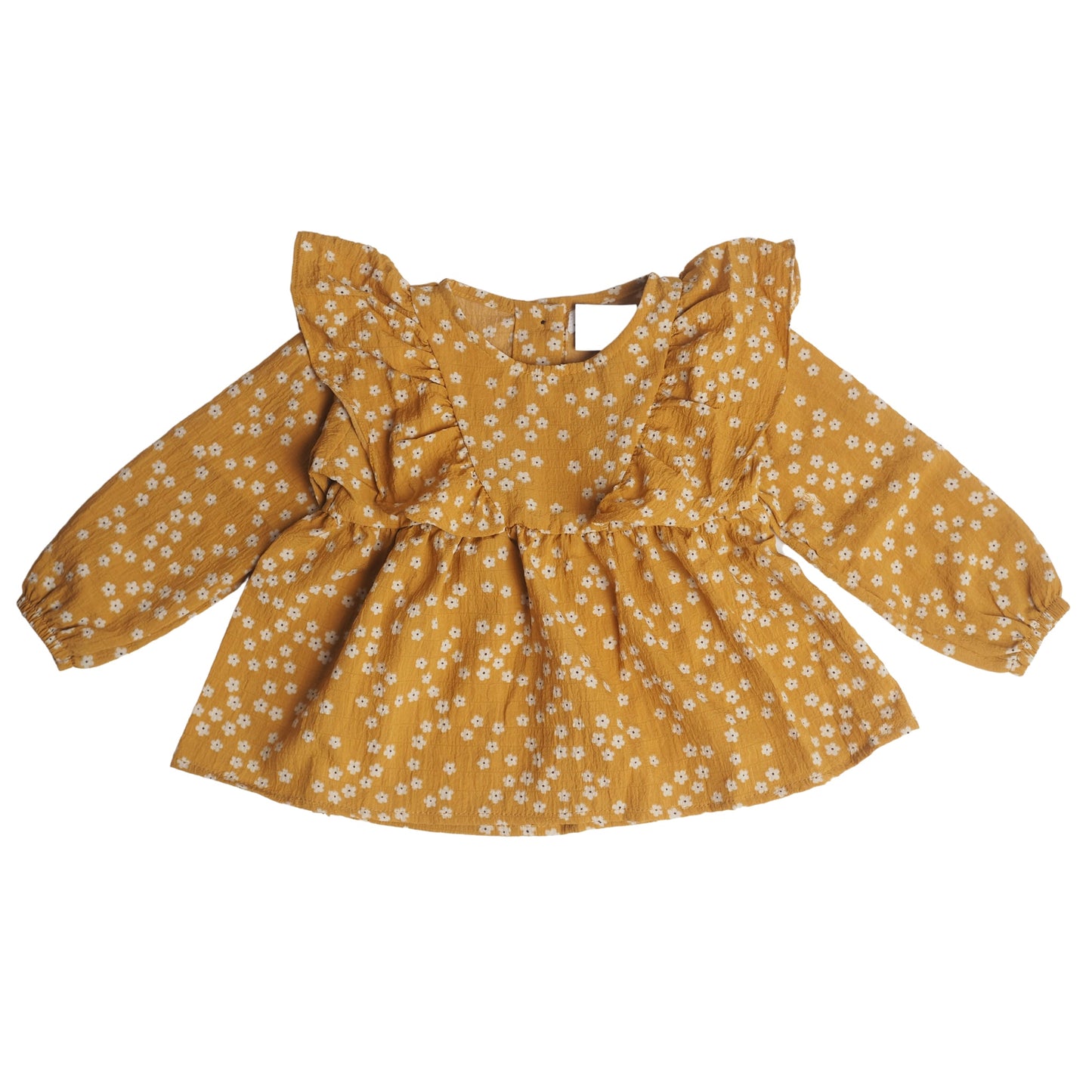 Ria Ruffles - Yellow Floral (382)