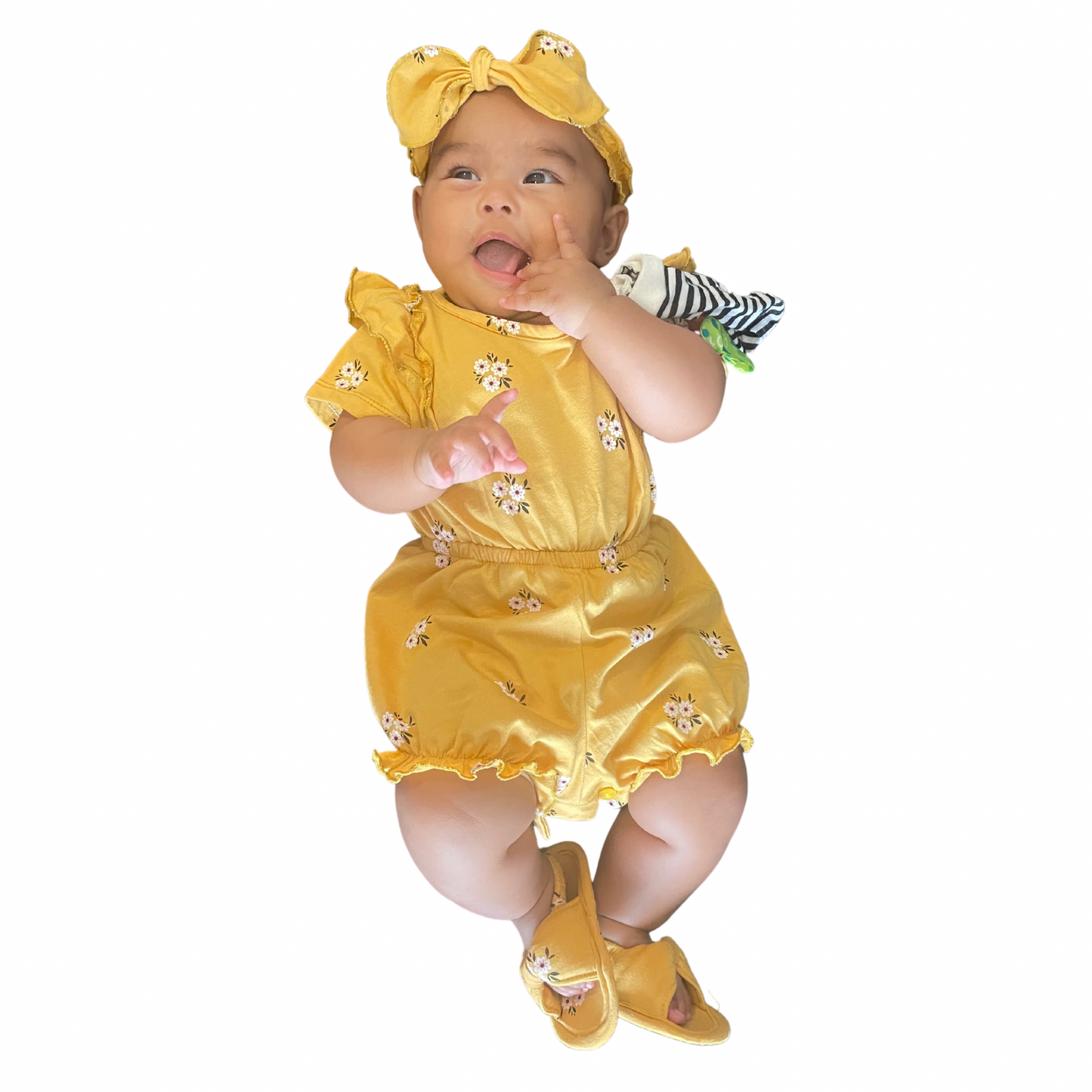 Romper Set - Yellow Flowers (402)