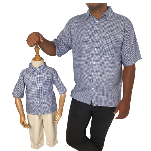 TRB Men’s Top - Gingham (505)