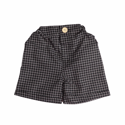 Plaids Shorts - Black (354)