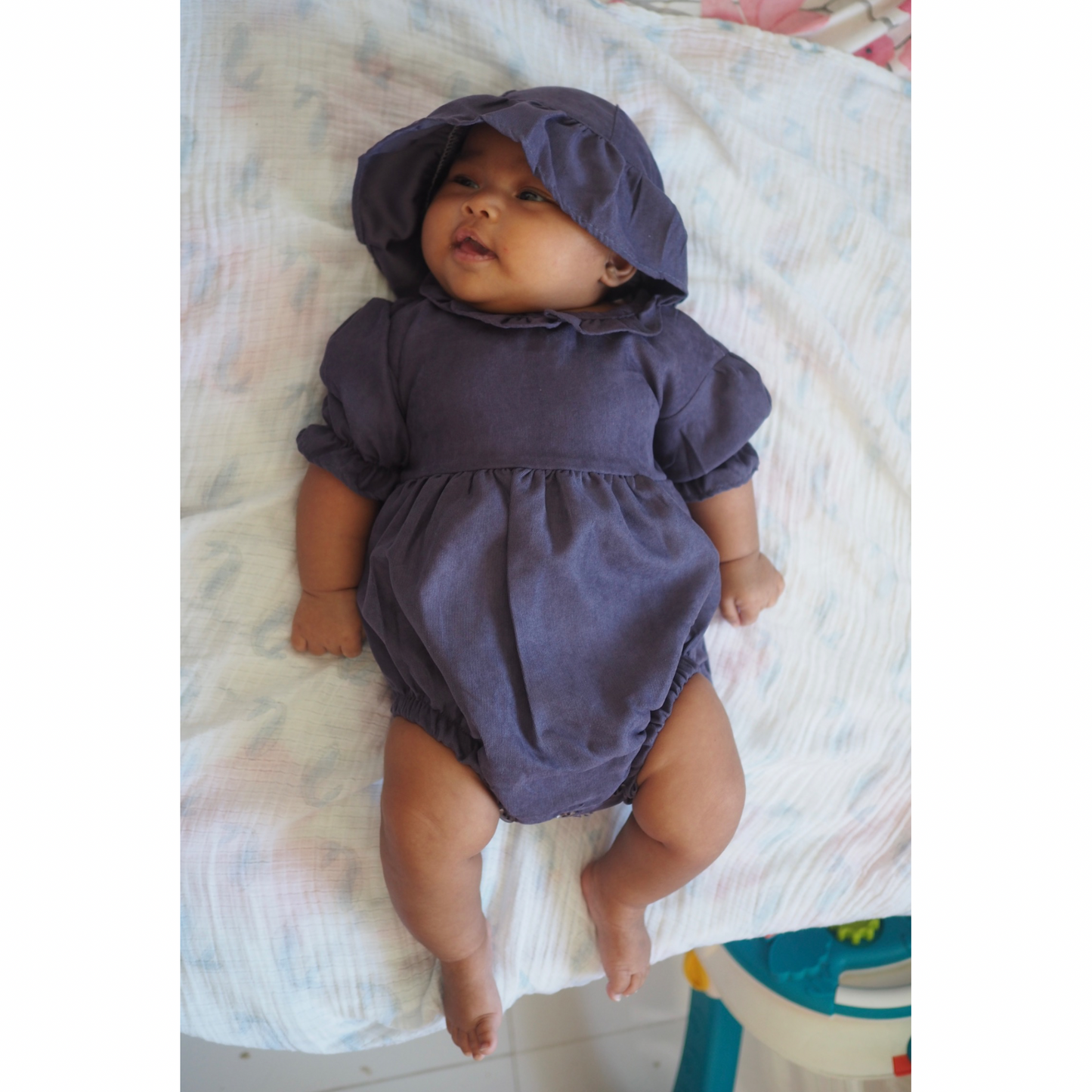 Bucket Romper Set - Violet (184)