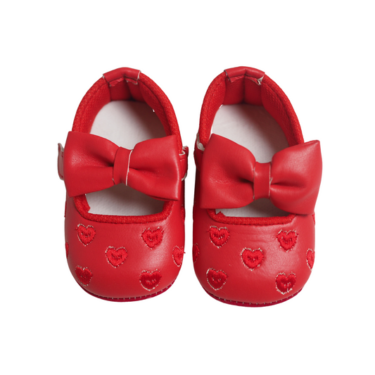 Matte Hearts Shoes - Red (318)