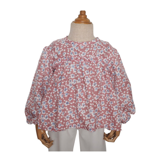 Lisa Top - Pink Floral (297)