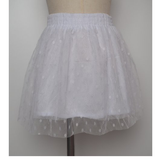 Tulle Skirt - White (587)