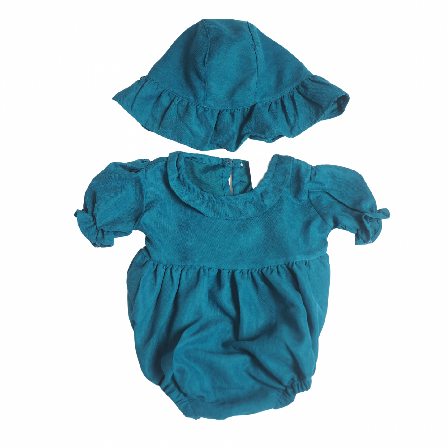 Bucket Romper Set - Turquoise (183)