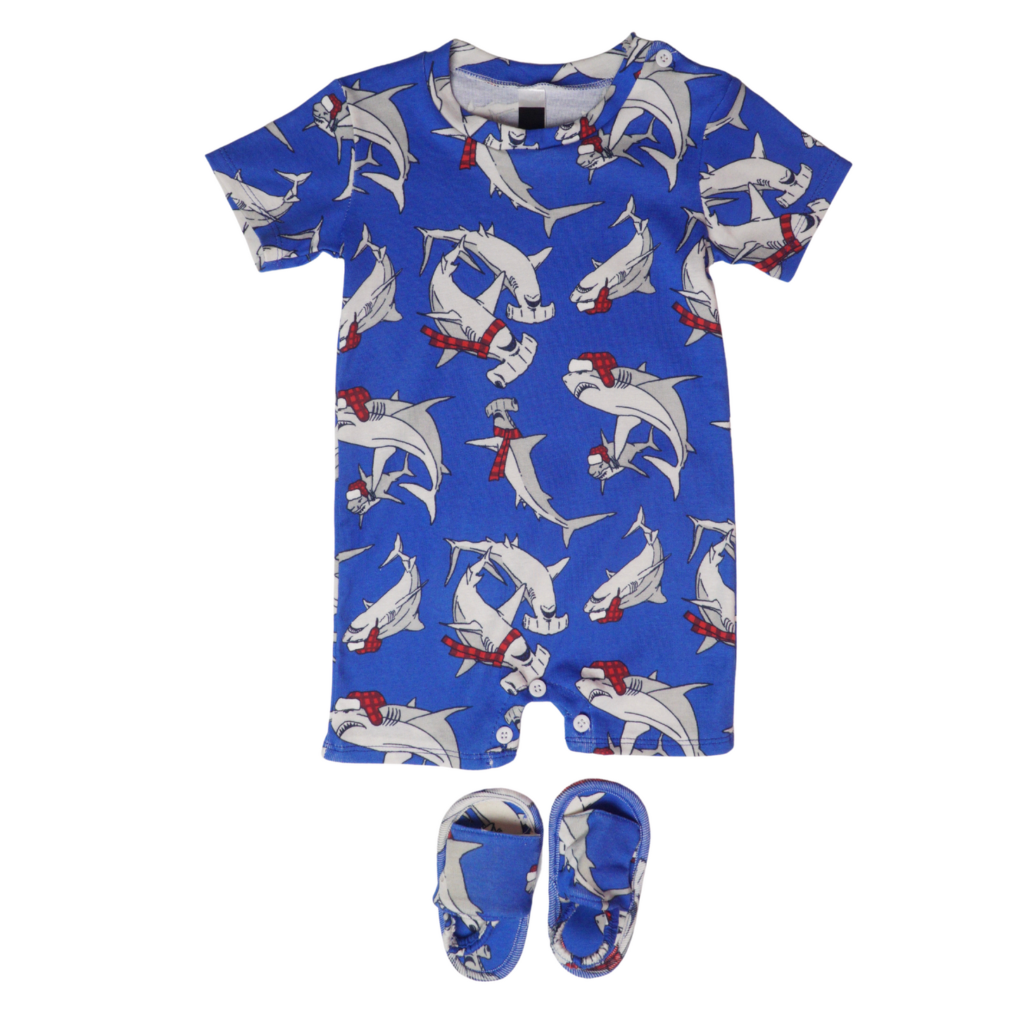 Boys’ Romper Set - Sharks (176)